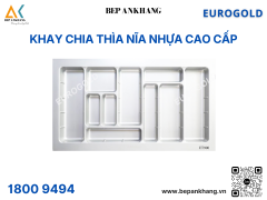 KHAY CHIA THÌA NĨA CHẤT LIỆU NHỰA CAO CẤP EUROGOLD ETW500 - 500mm - MÀU TRẮNG